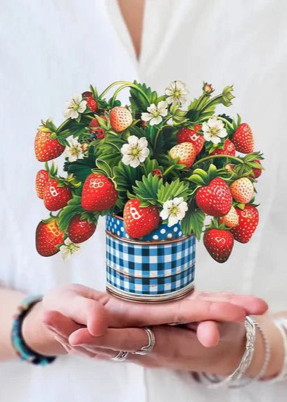 Mini Strawberry Blossom Pop-Up Card