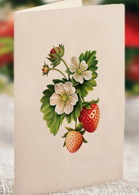 Mini Strawberry Blossom Pop-Up Card