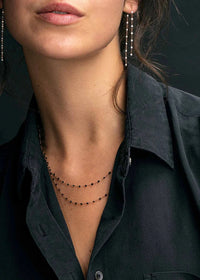 Gigi Clozeau Black 16" Classic Necklace