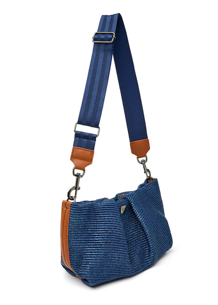 Savannah Bag: Navy Raffia
