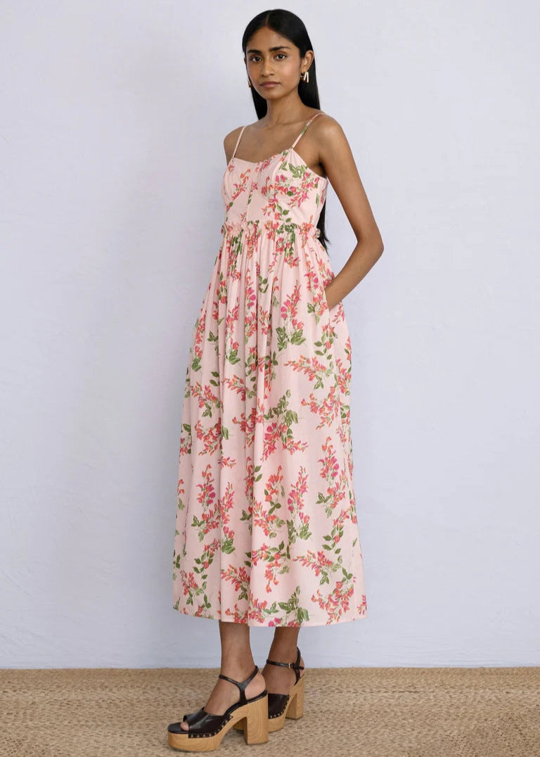 Banjanan Phoebe Dress Wisteria Cabaret