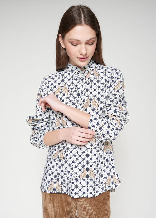Vilagallo Leopard & Star Blouse