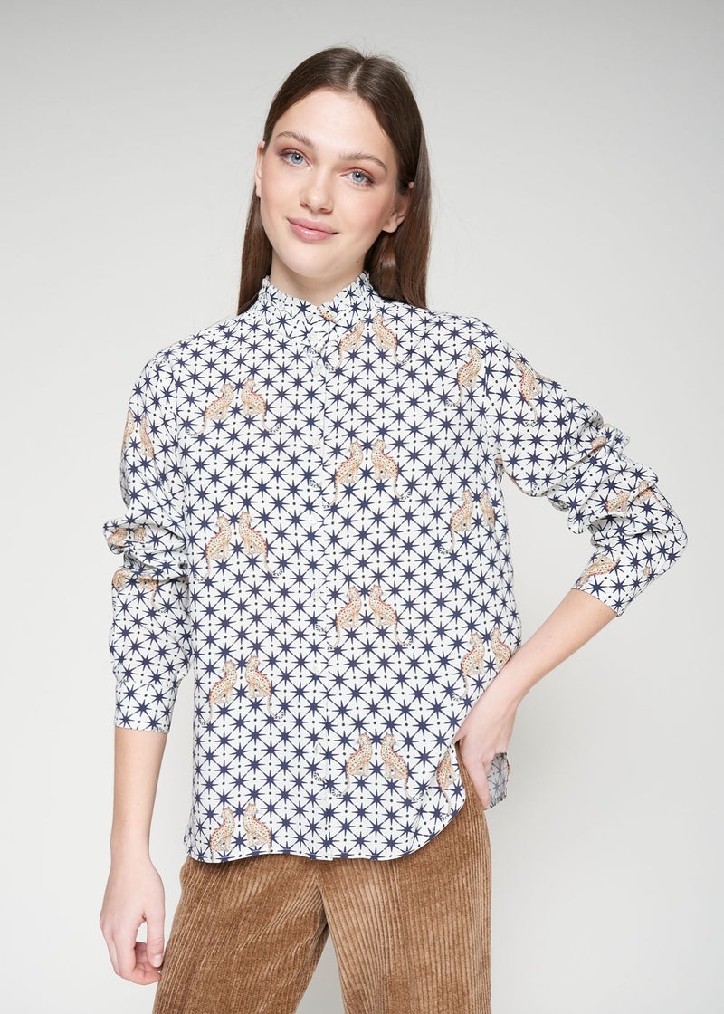 Vilagallo Leopard & Star Blouse