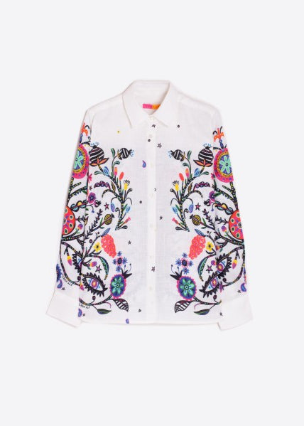 Vilagallo Isa Shirt Tree of Life Print