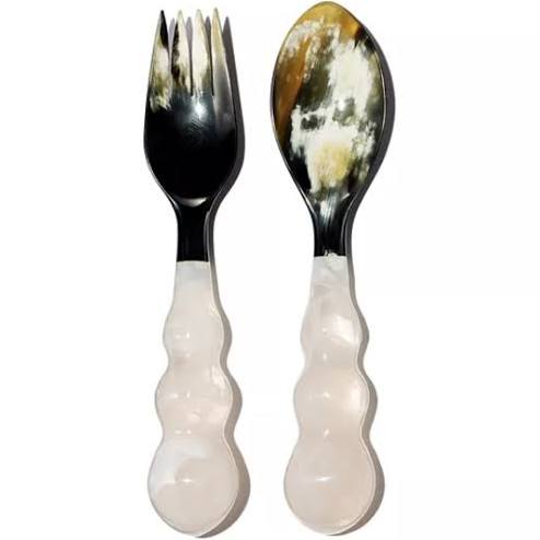 Mardi Gras Servers - White