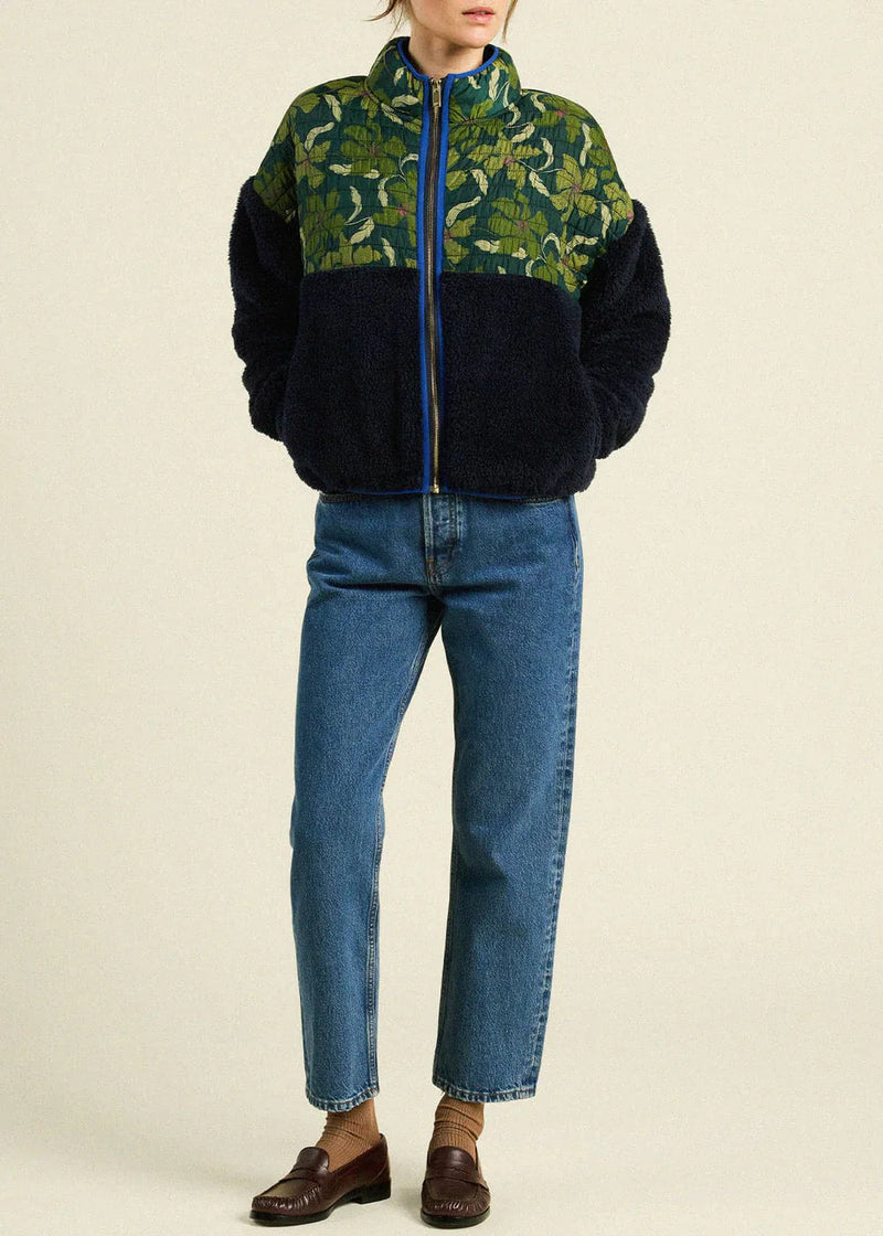 Trovata Lennox Zip-Up Jacket Green Canopy