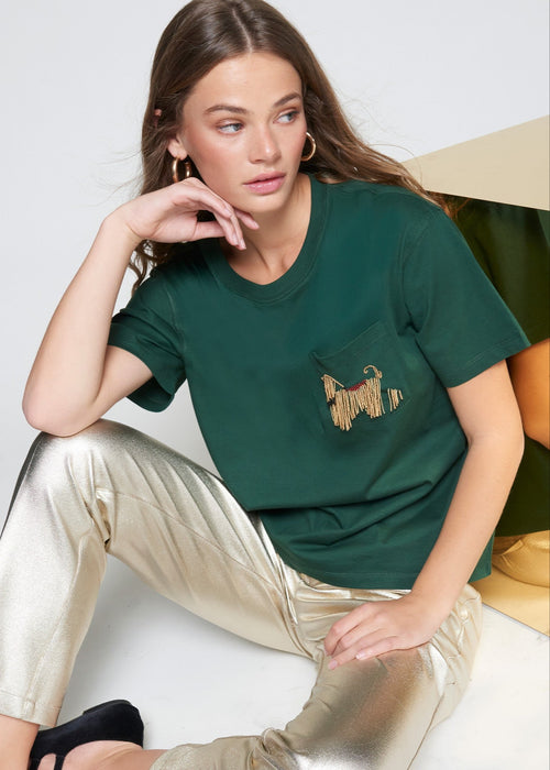 Vilagallo Green Dog Tee