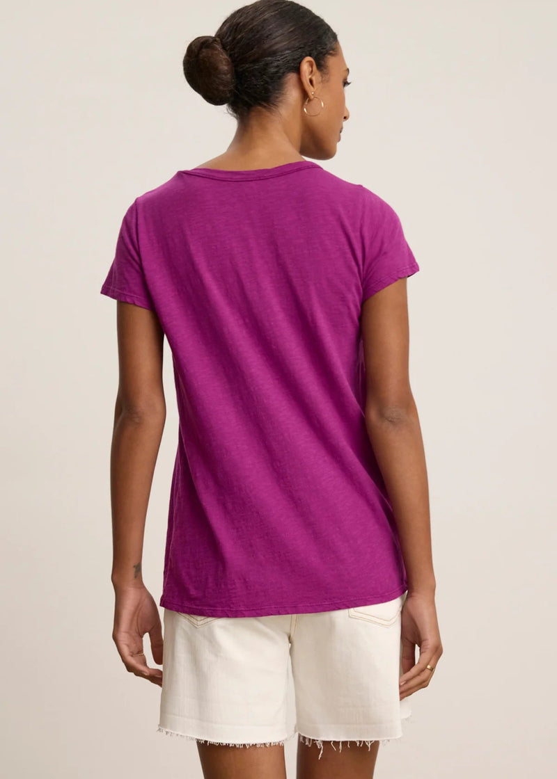 Velvet Tilly Slub Crew Neck Tee Grapes