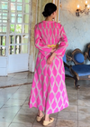 Woodruff Dress Ikat Pink