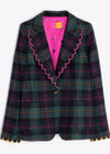 Vilagallo Hillary Tartan Blazer