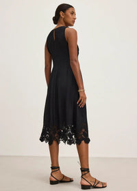 Velvet Bianca Long Shift Dress Black