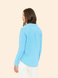 Xirena Scout Shirt Atlas Blue
