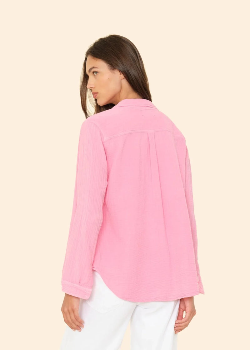Xirena Scout Shirt Cotton Candy