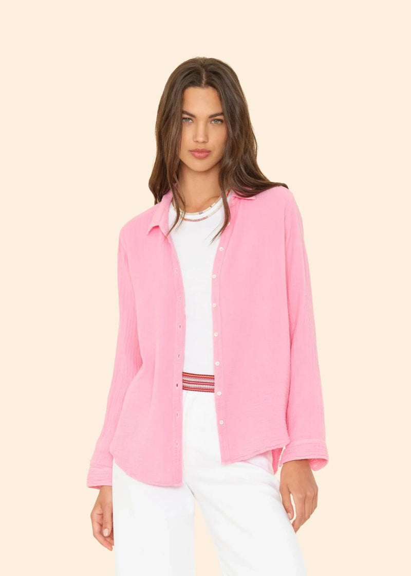 Xirena Scout Shirt Cotton Candy