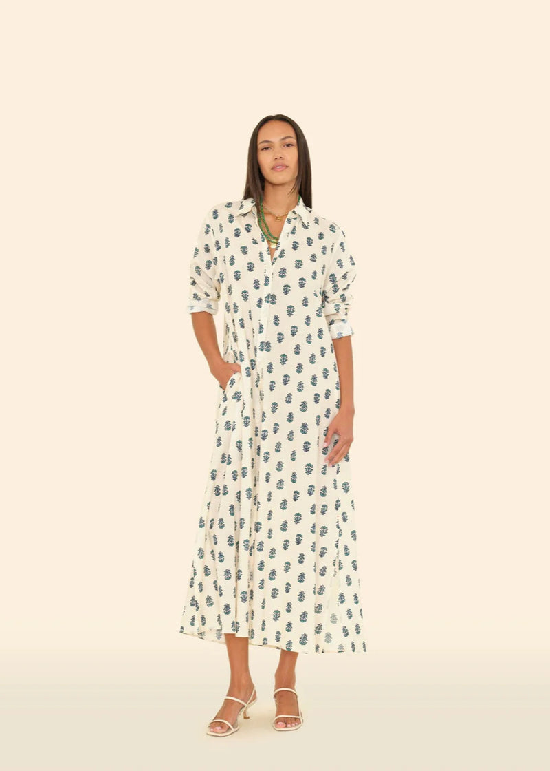 Xirena Boden Dress Clover Stamp