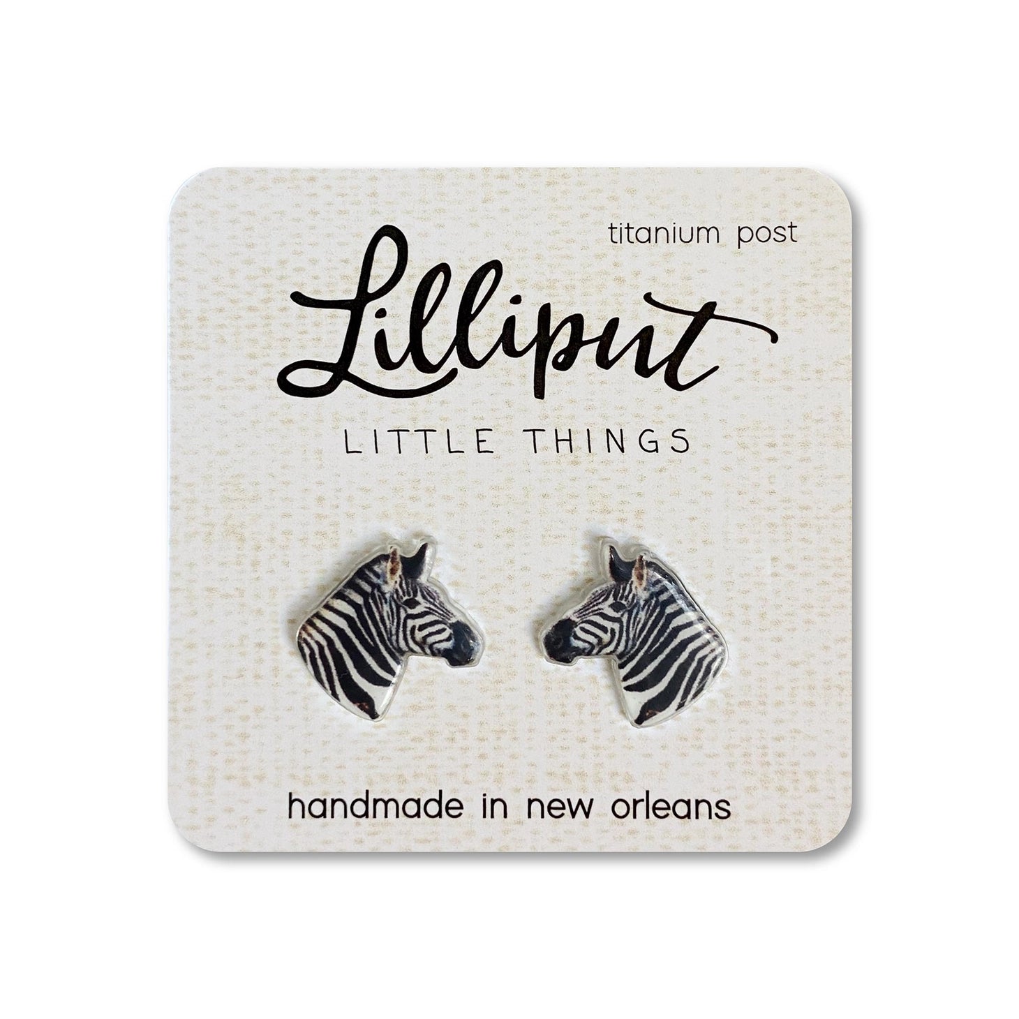 LP Zebra Earrings