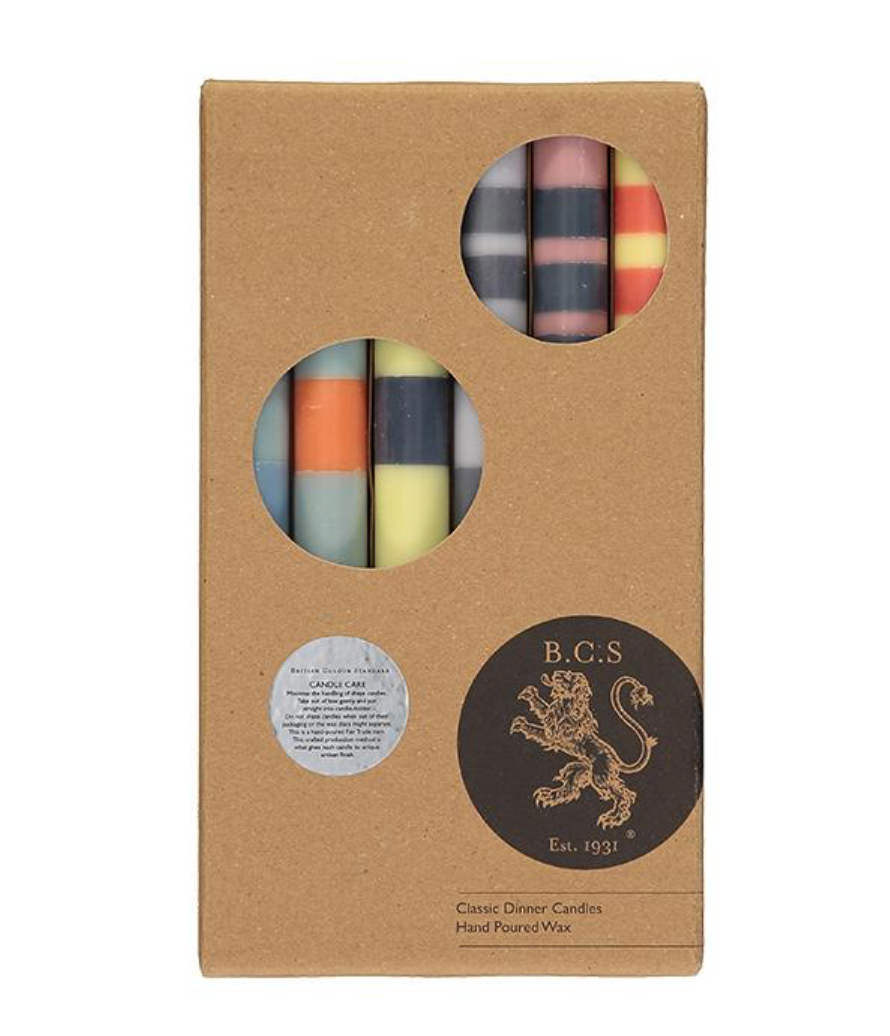 10" Taper Candles - Mixed Pack Of 6