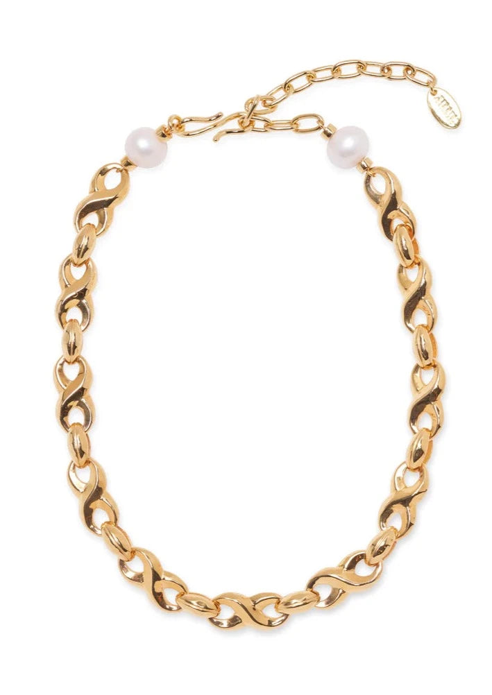 Lizzie Fortunato Infinity Link Necklace