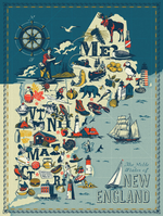 New England Illustrated Puzzle