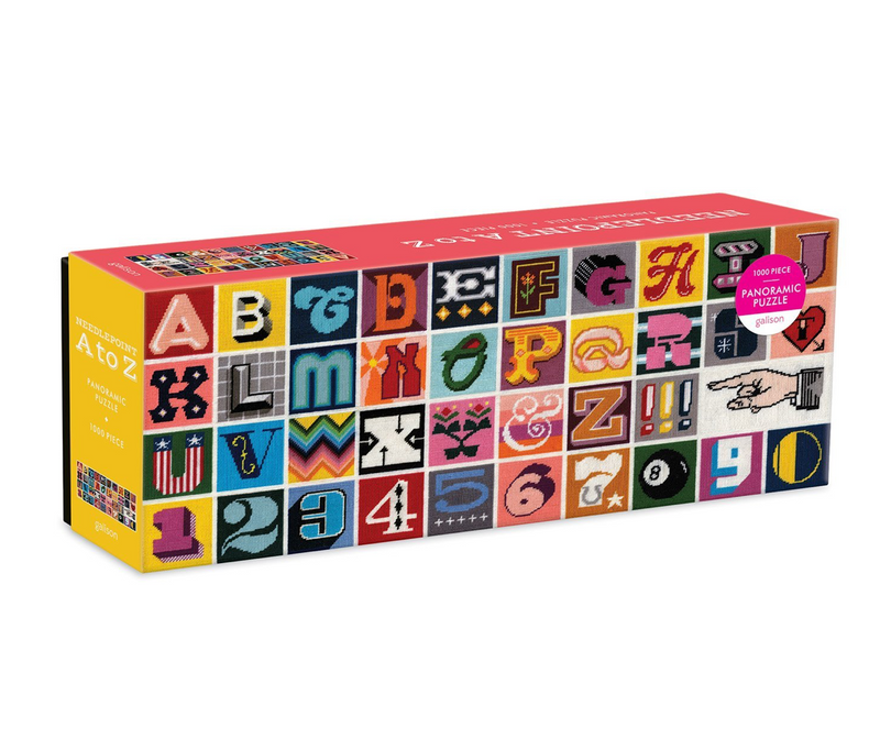 Needlepoint A to Z Panoramic Puzzle