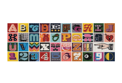 Needlepoint A to Z Panoramic Puzzle