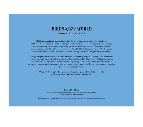 Birds Of The World Puzzle