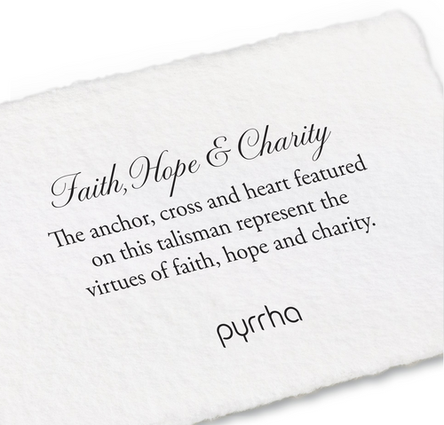 Pyrrha Faith, Hope, & Charity Talisman
