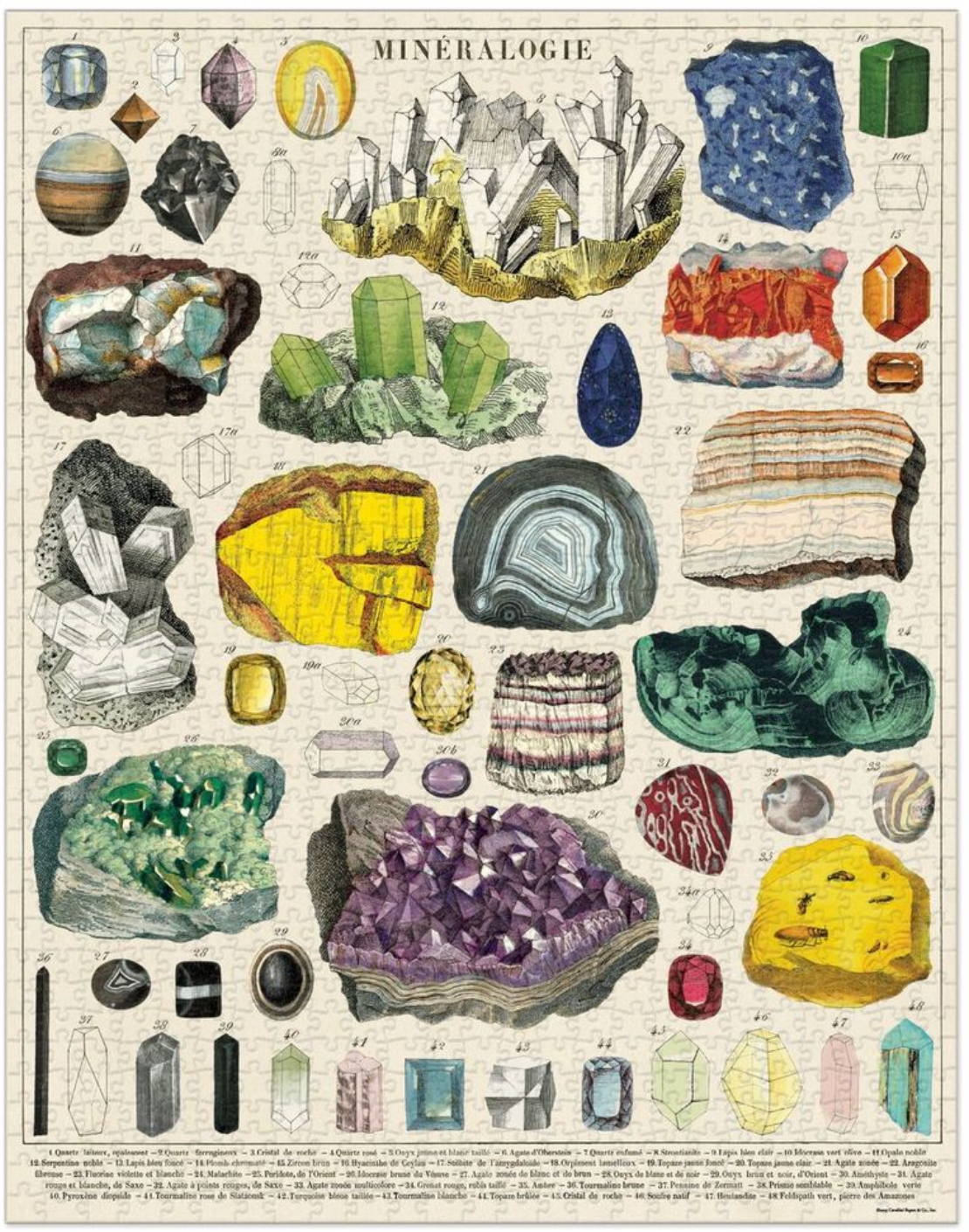 Cavallini & Co. Mineralogy Puzzle