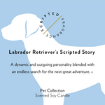 Labrador Retriever Dog Soy Candle