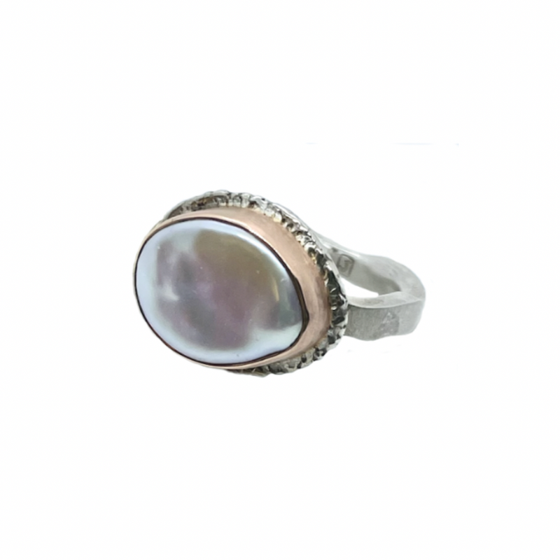 Jamie Joseph Pink Cultured Pearl Ring