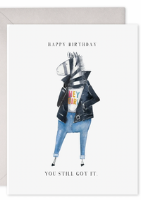 Hey Girl Birthday Card