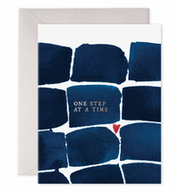 One Step At A Time Condolence Card