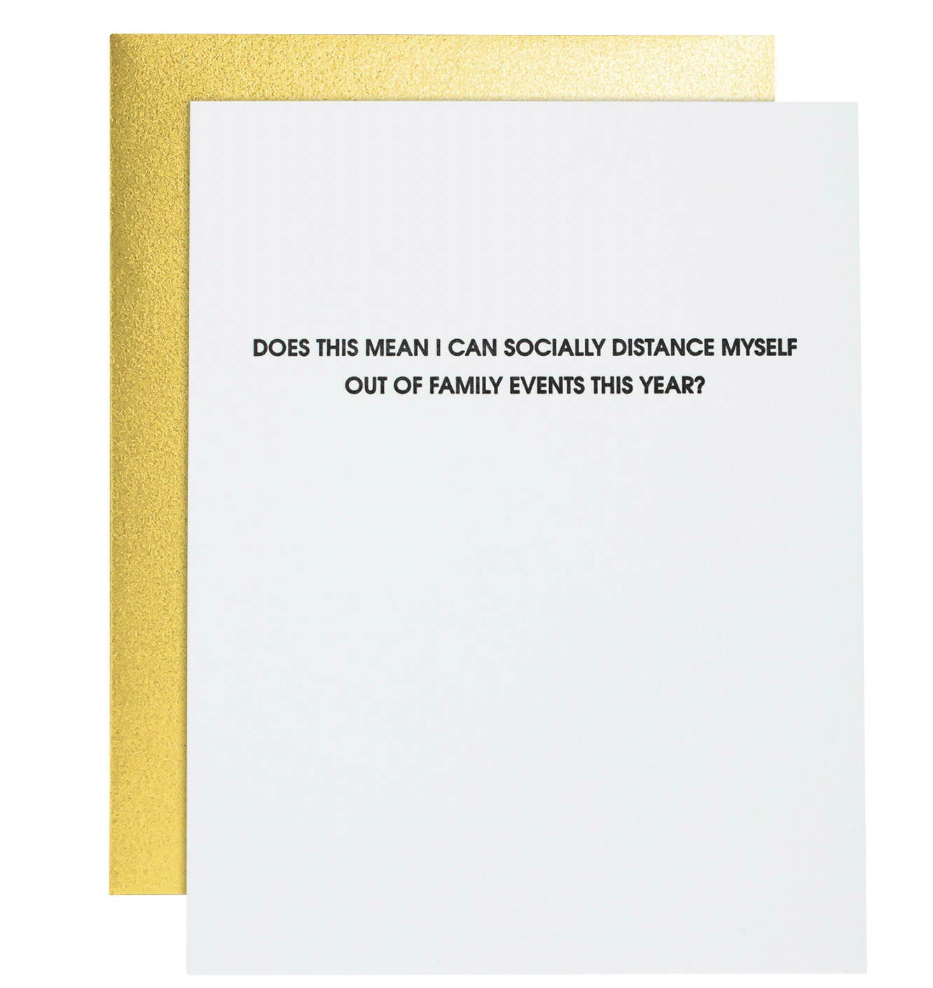 Socially Distance From Family Card