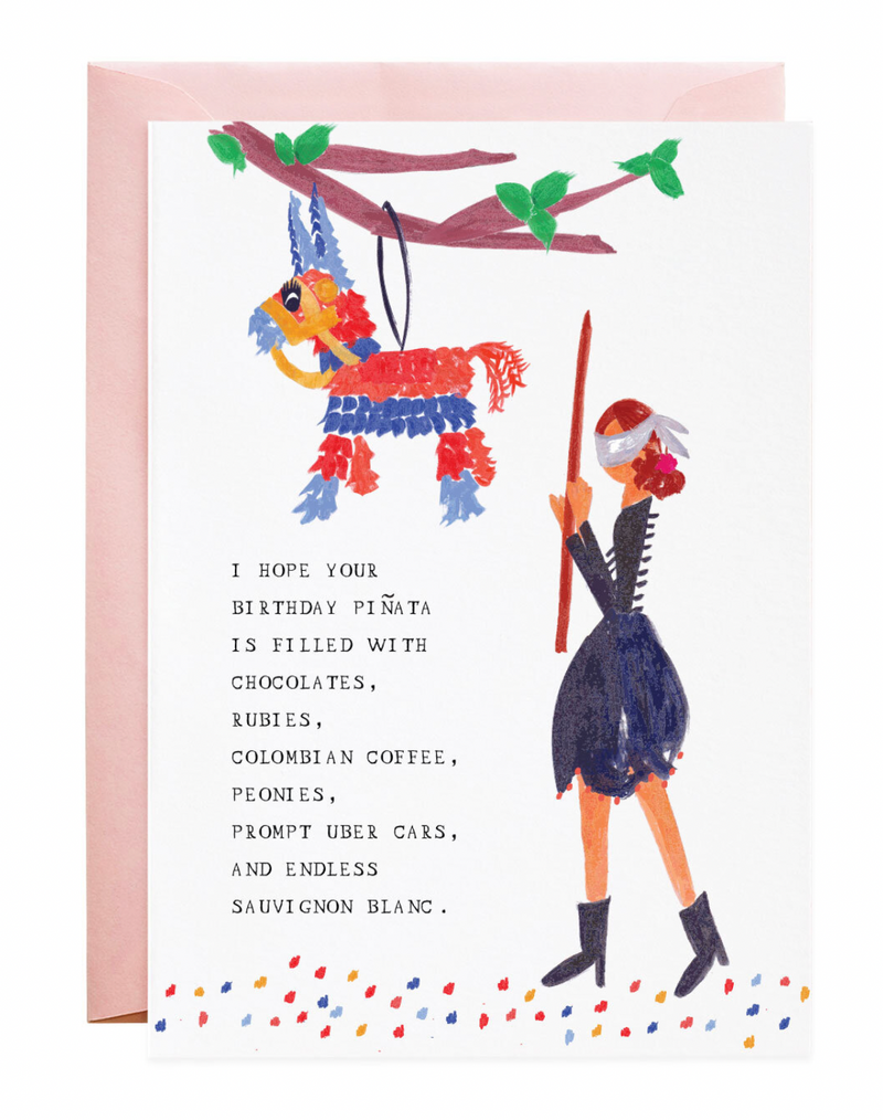 My Birthday Piñata Birthday Card