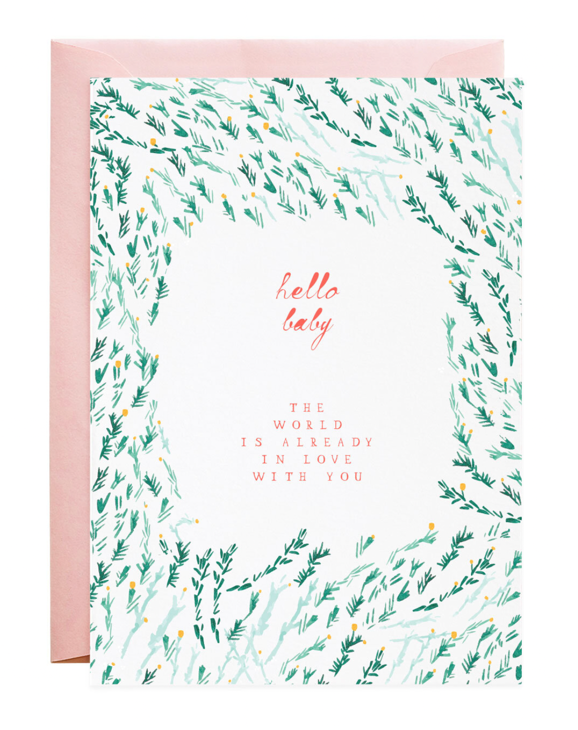 Baby and the World Card