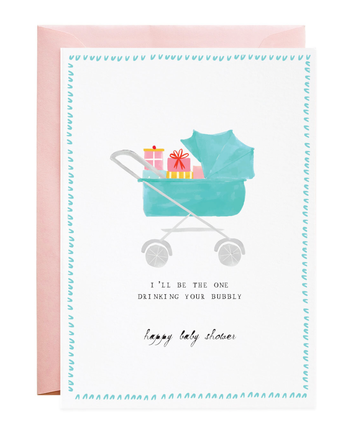 Presents in the Pram Card