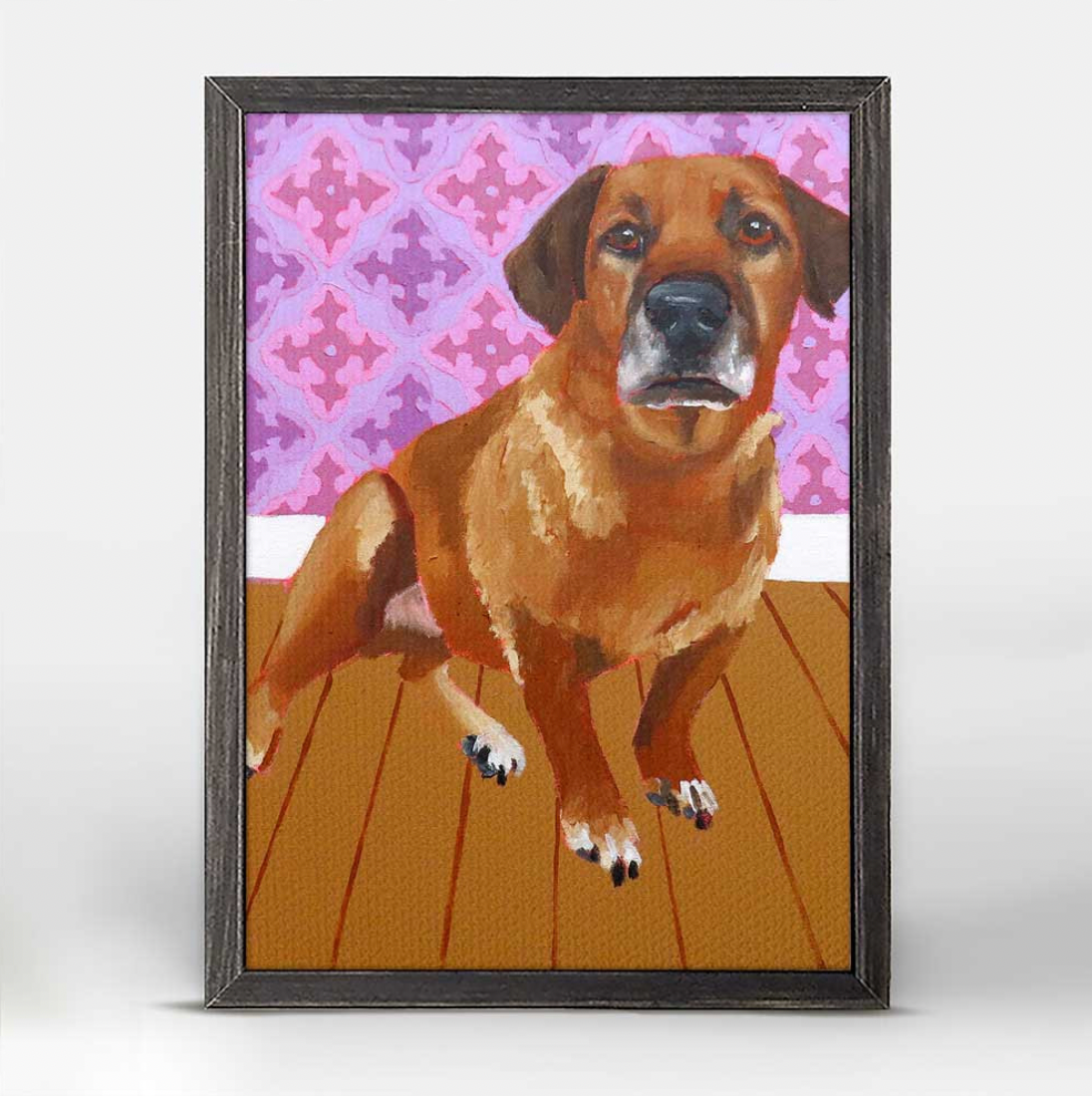 "Lola" Mini Framed Canvas