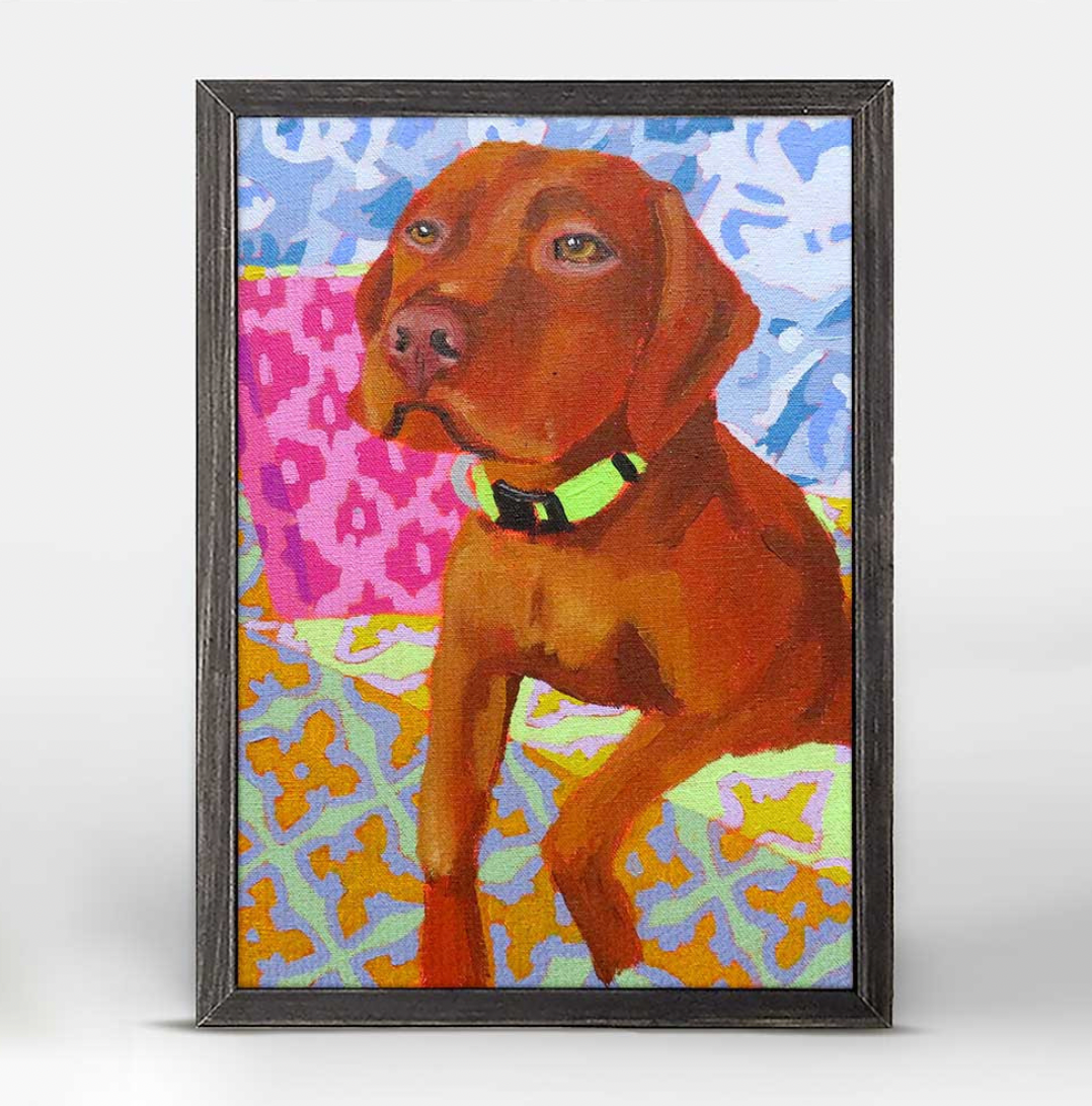 "Dan" Mini Framed Canvas