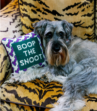 Boop the Snoot Needlepoint Pillow