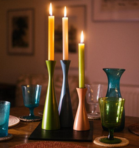 5.9" Old Rose Candleholder