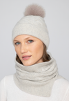 Kinross Cashmere Luxe Cable Hat