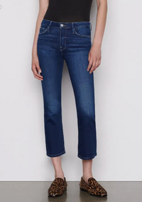 FRAME Le Cropped Mini Boot Degradable