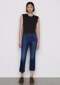 FRAME Le Cropped Mini Boot Degradable