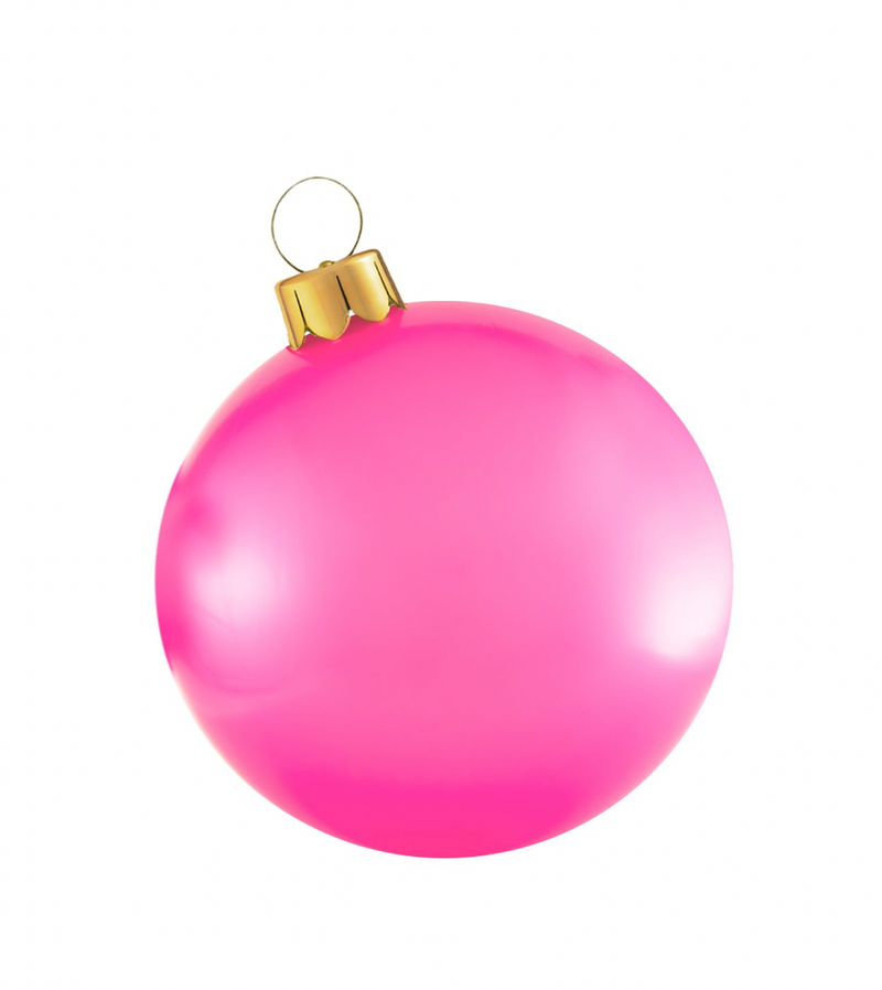 Pink Holiball 30" Ornament