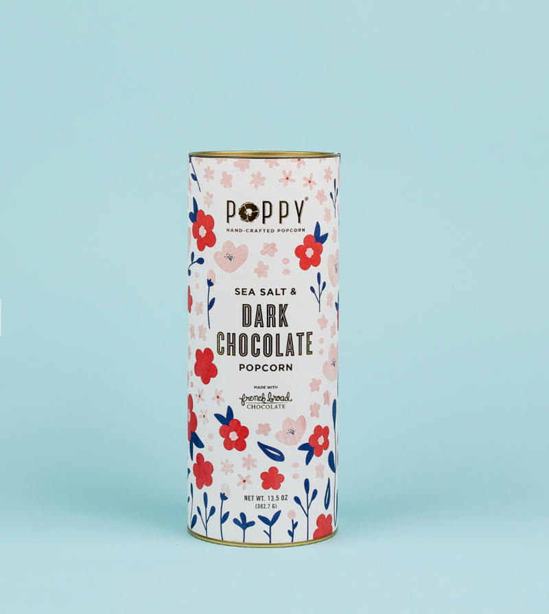 Sea Salt & Dark Chocolate Popcorn Cylinder