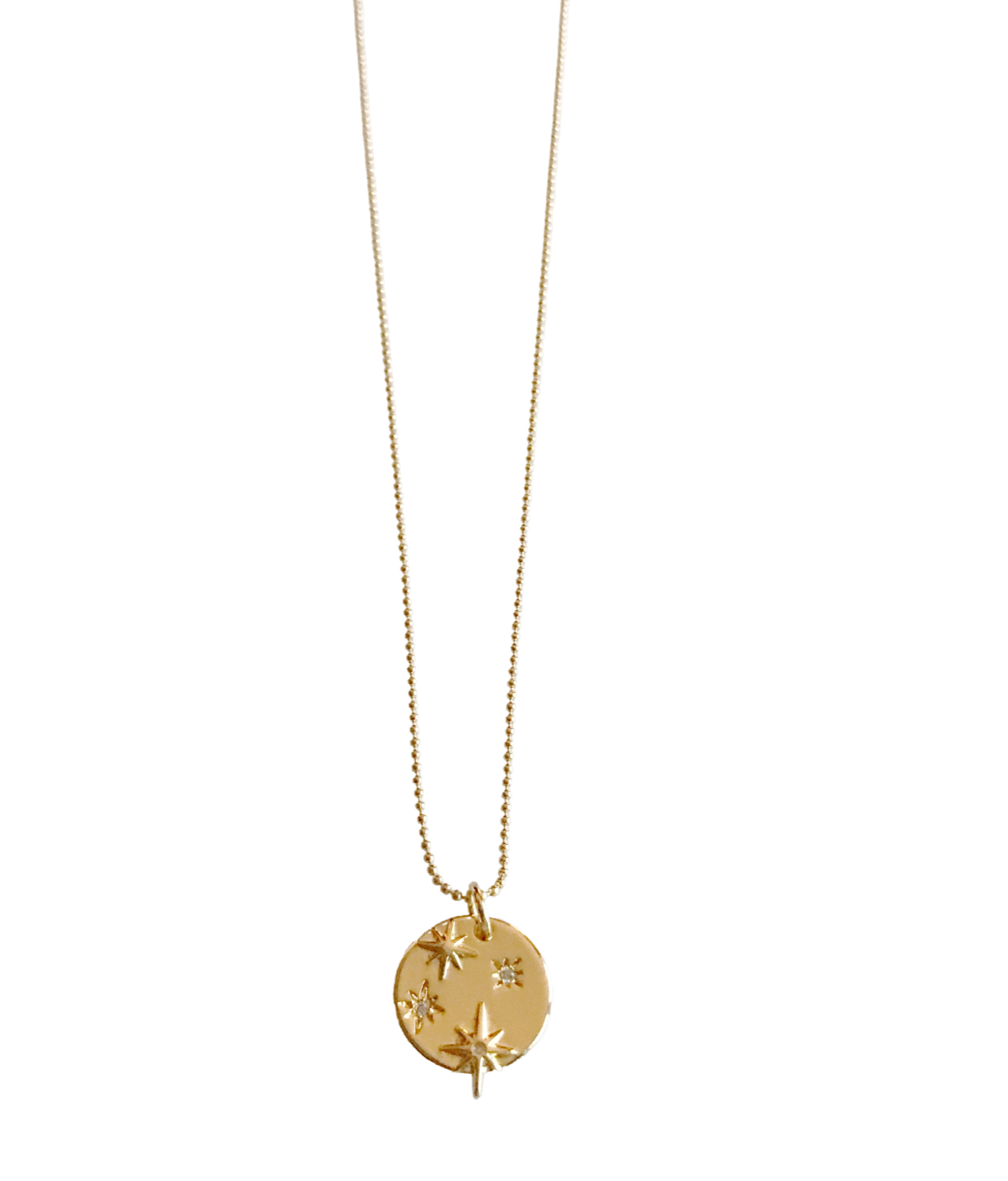 Shining Star Disc Necklace