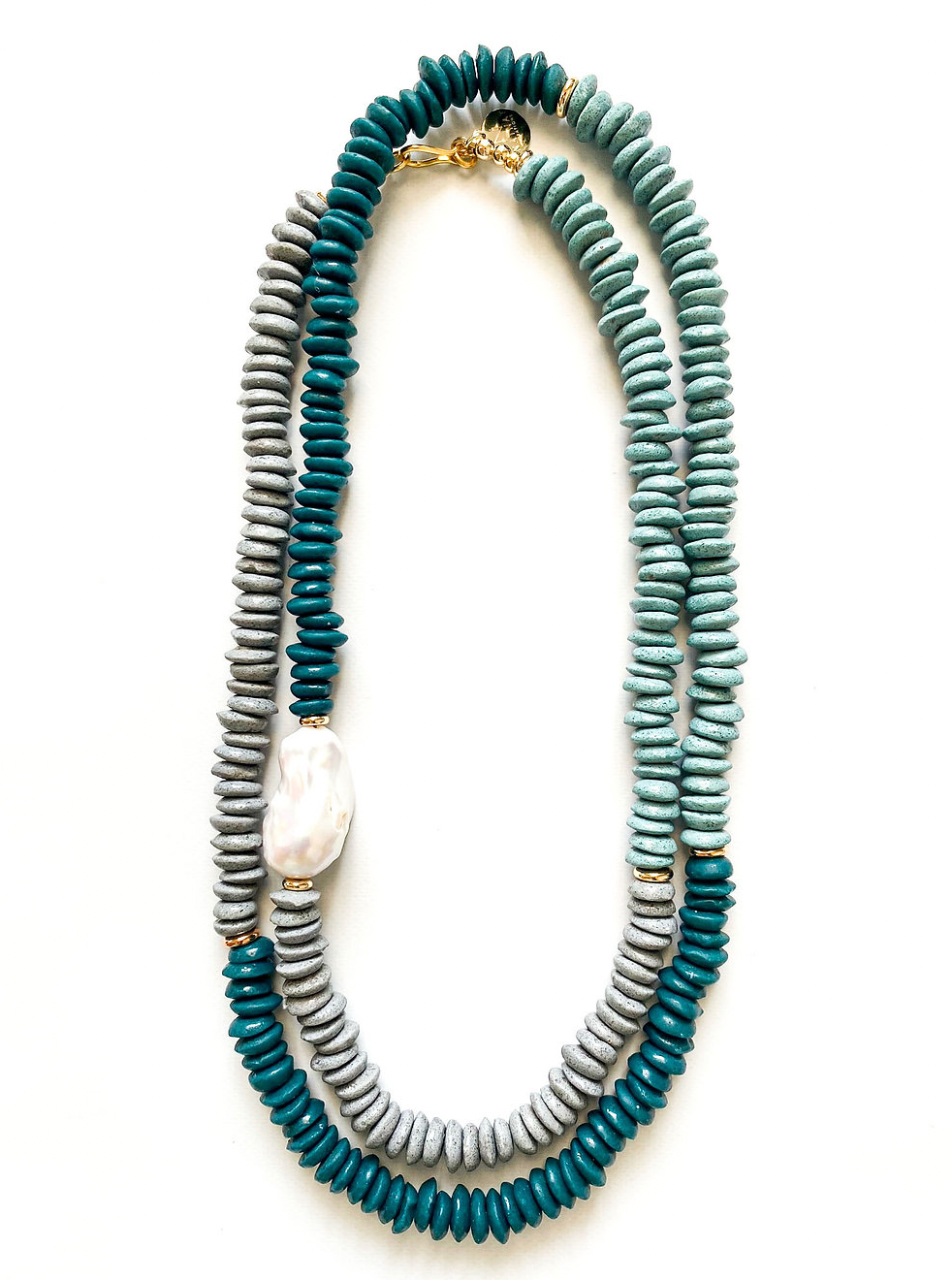 Matea Teal Necklace
