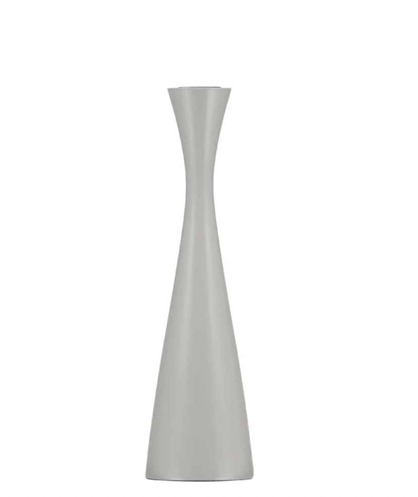 9.8" Grey Candleholder