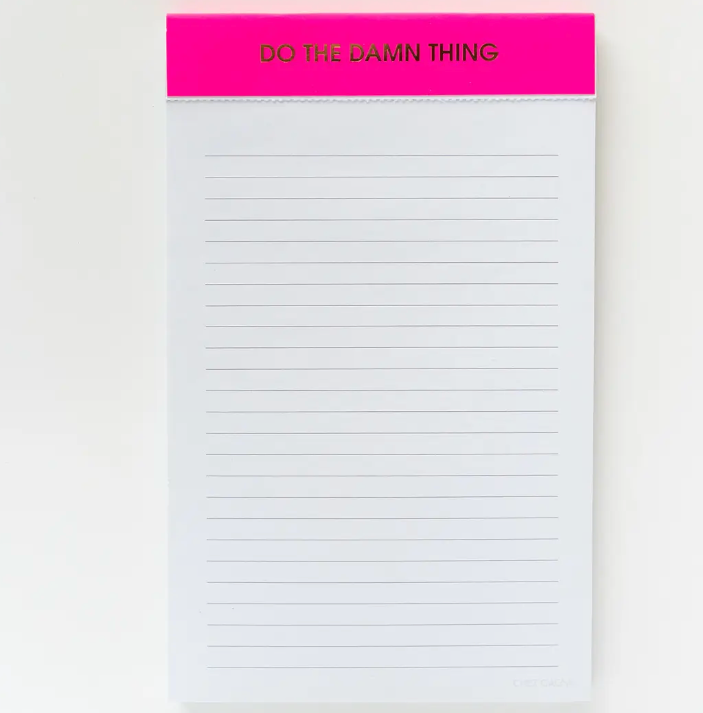 Do The Damn Thing Notepad