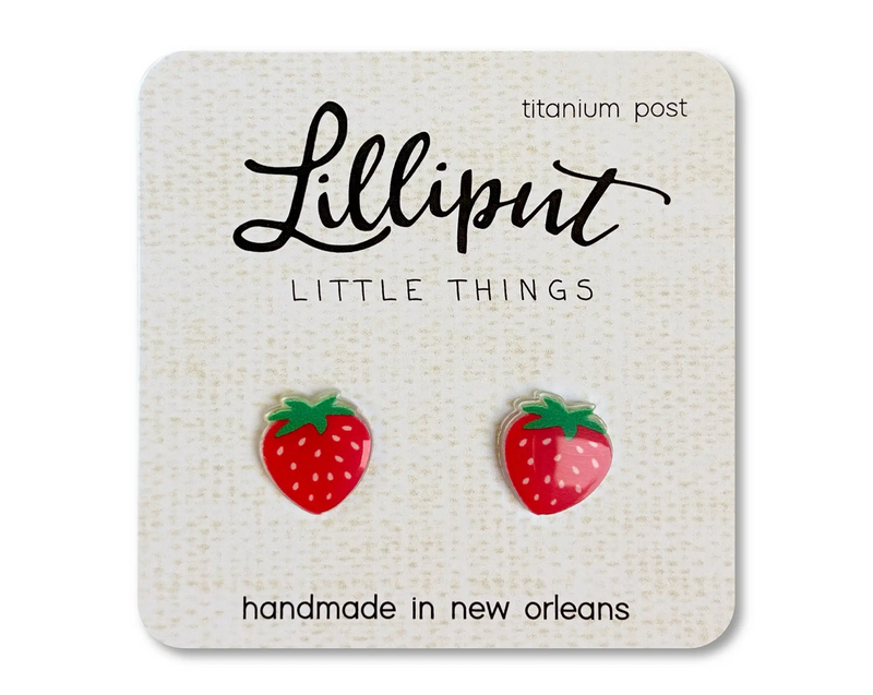 LP Strawberry Earrings